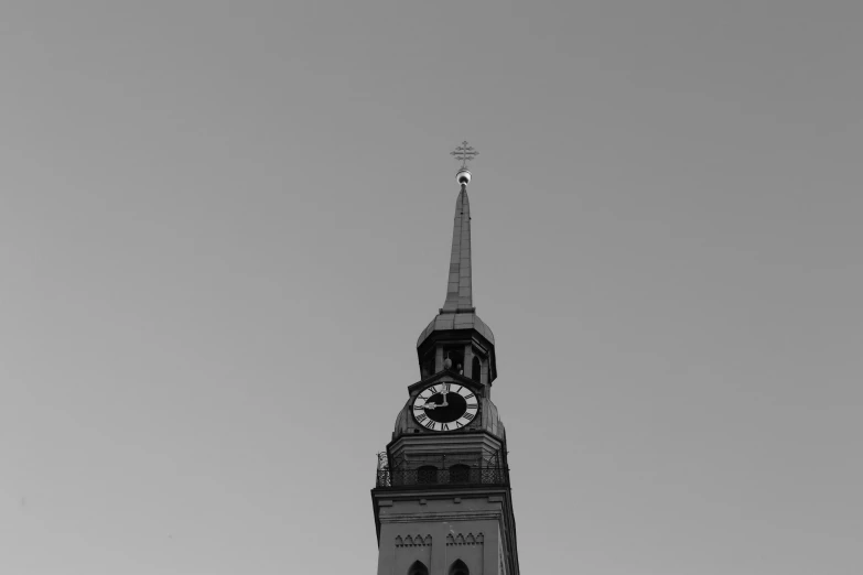 a tower clock on top of a building