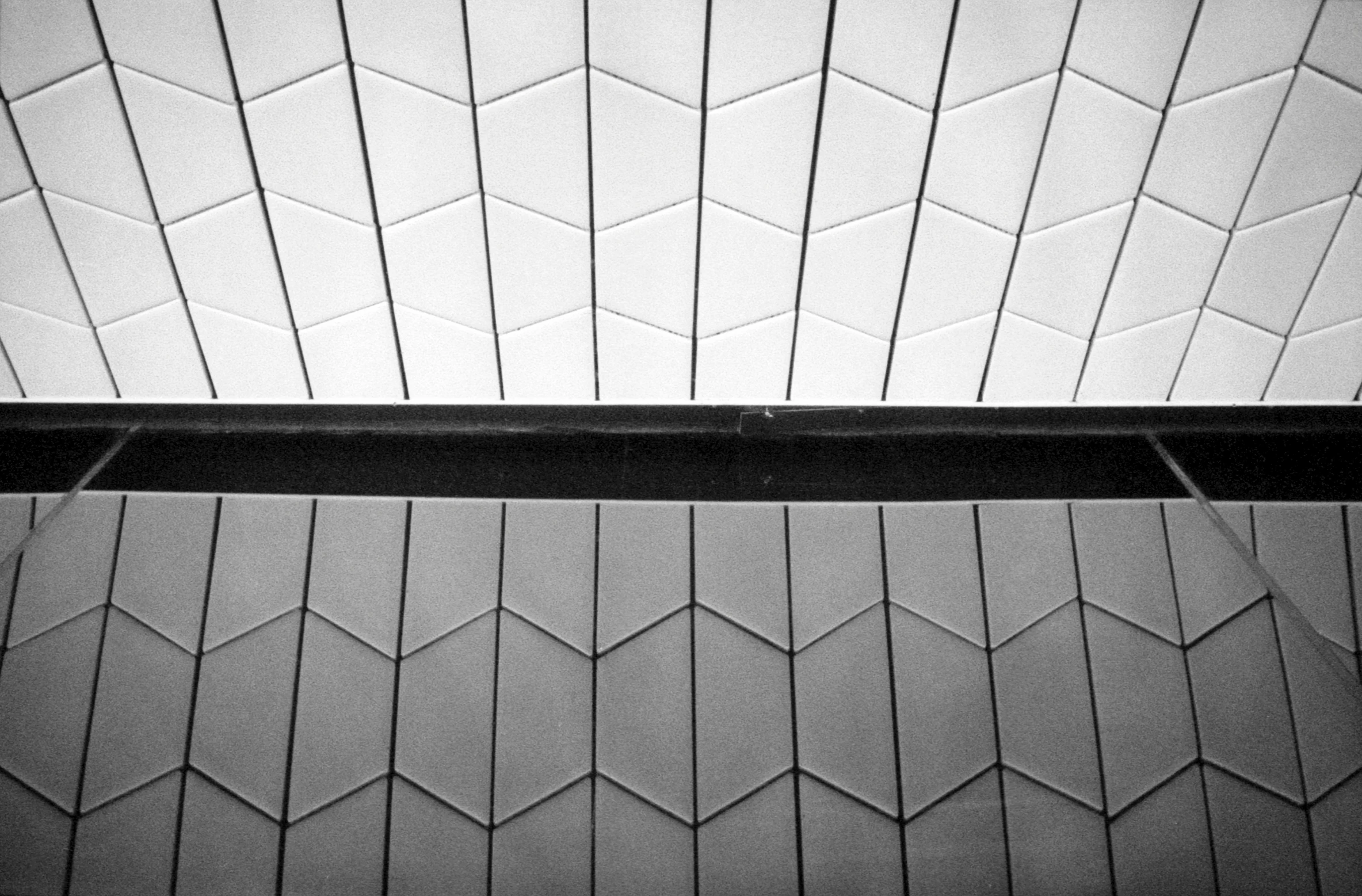 a modern architecture po, black and white