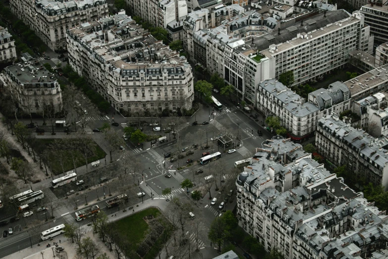 looking down on old building from the top of the building