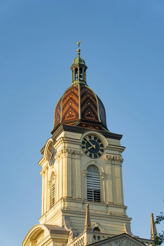 a large clock on the top of a building