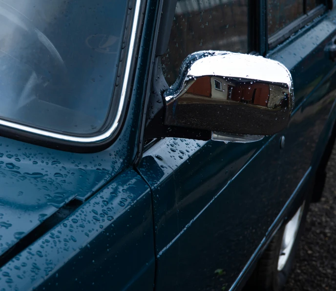 this car looks to be a winter day, with snow on the ground