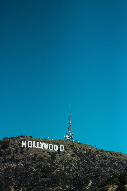 hollywood is the name of the city as it stands atop a hill
