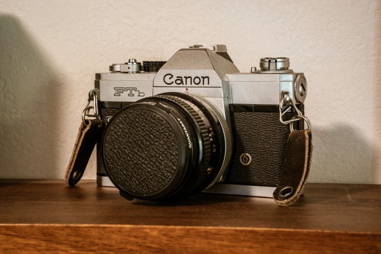 a small camera sitting on top of a table