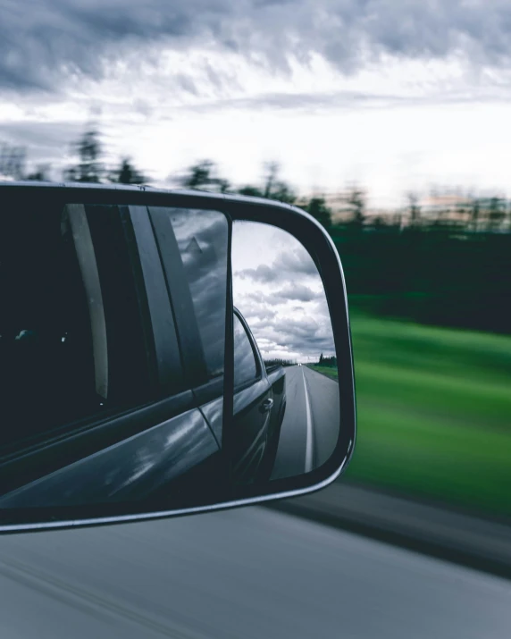 this is an image of a side view mirror