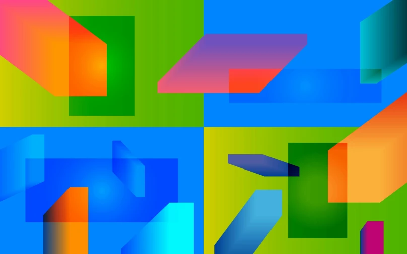 an abstract background with multicolored blocks