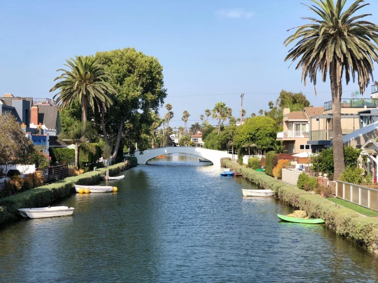 the river runs through several other lanes and down to homes