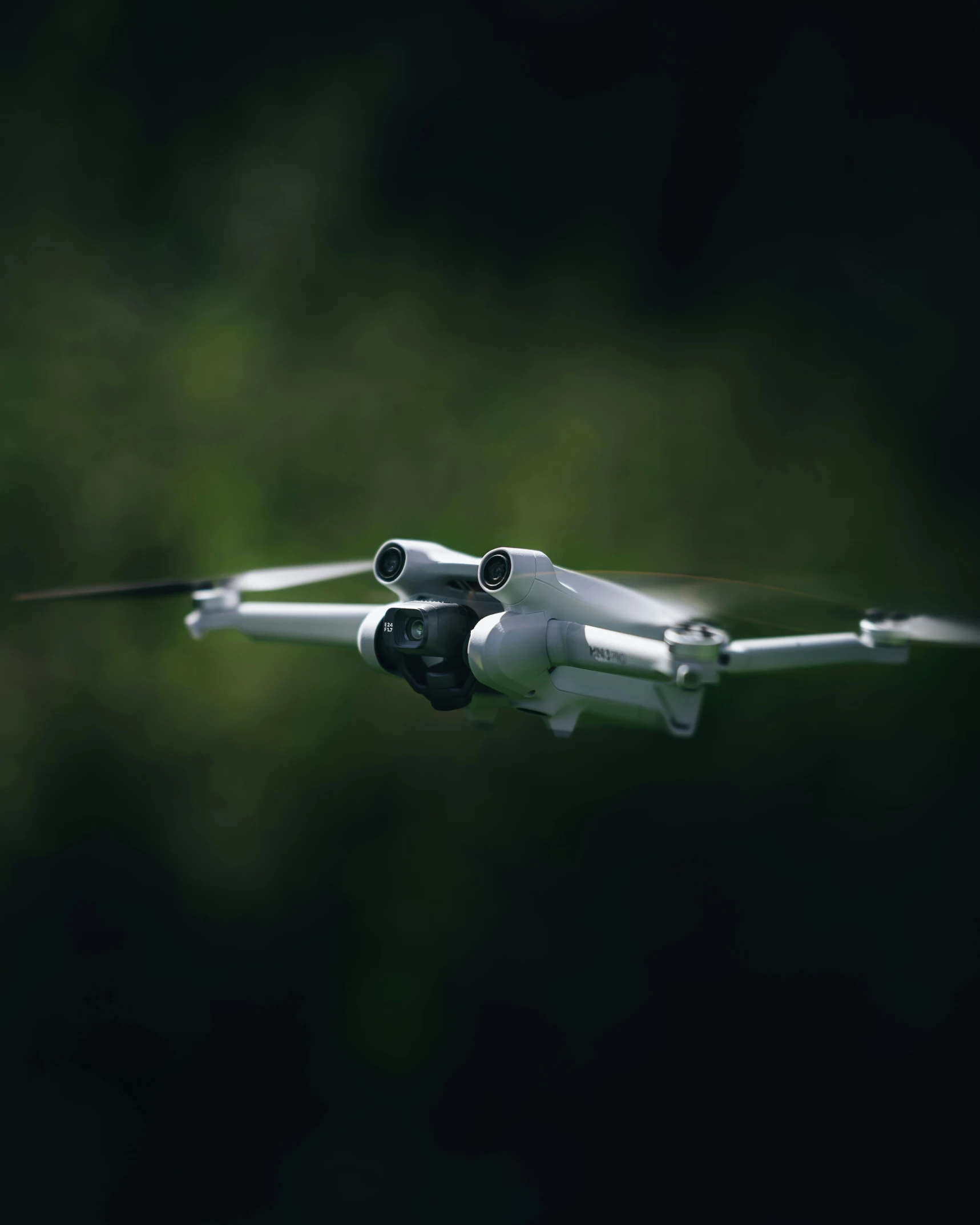 a small propeller plane flying through the air