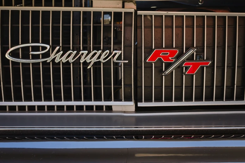 the taillights of an antique, chrome - colored car