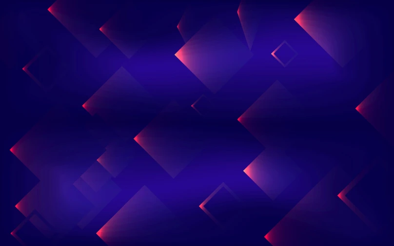 a dark blue background with lots of red blocks