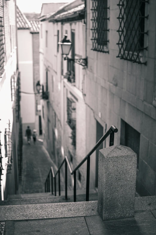 the stairs in this town are narrow