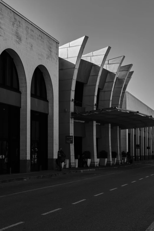 black and white pograph of a church