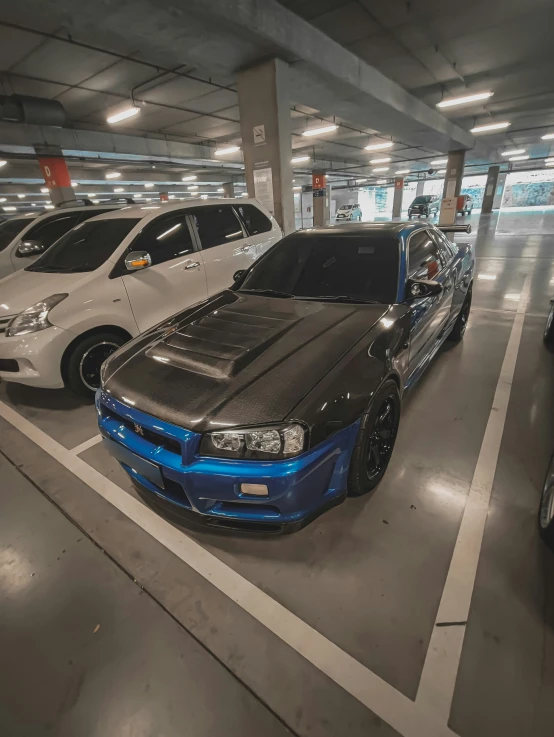 cars in parking garage for maintenance and repairs