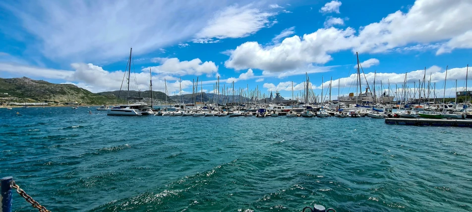 a large body of water filled with lots of boats