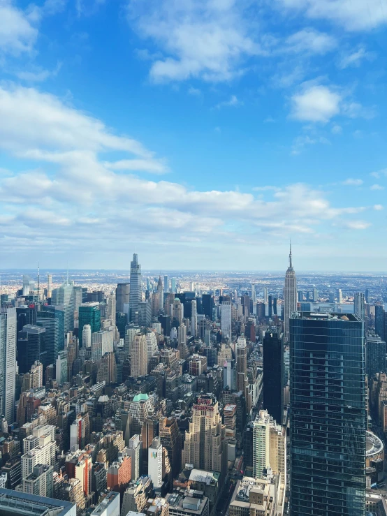 the view from the top of a building