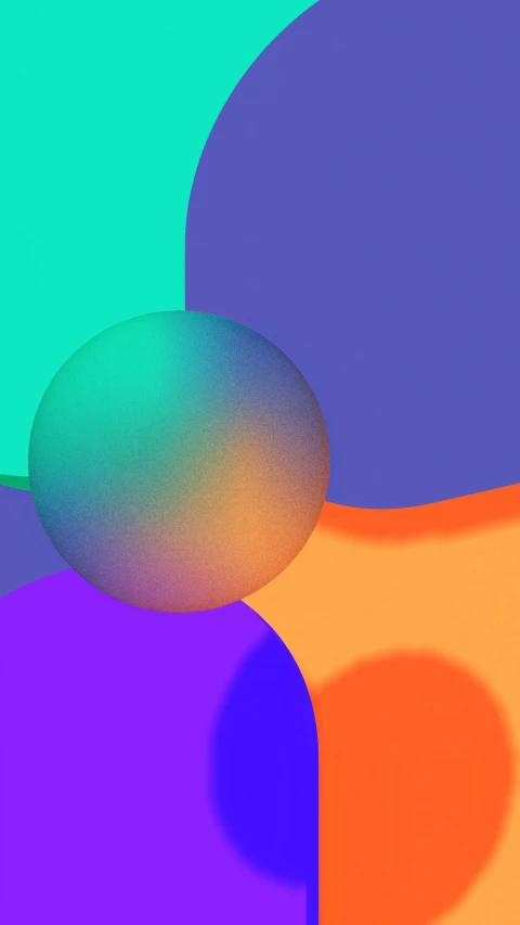 the background image is a multi - colored surface with various shapes