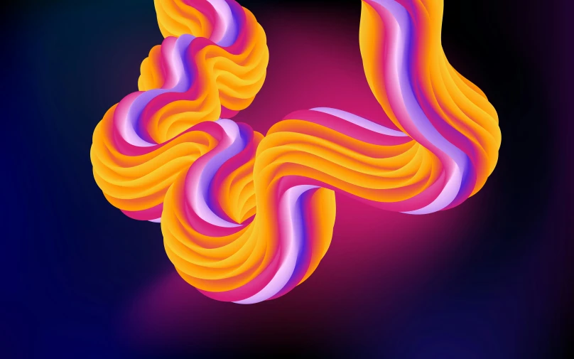 a digital illustration of some kind of swirly object