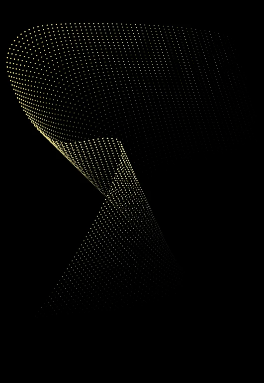 a black background with dotted lines