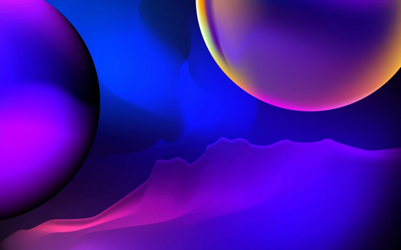 abstract blue and purple background with rounded shapes