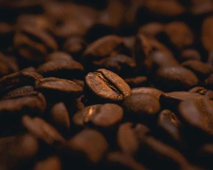 close up s of coffee beans