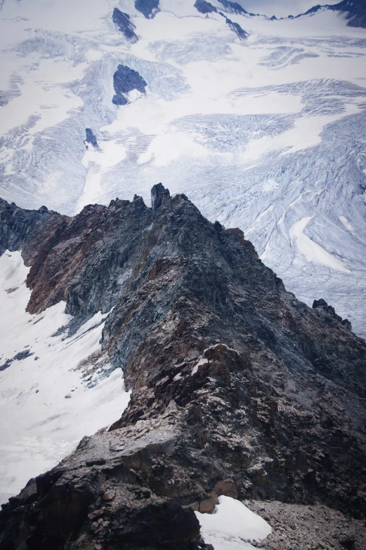 some very pretty mountains in the snow