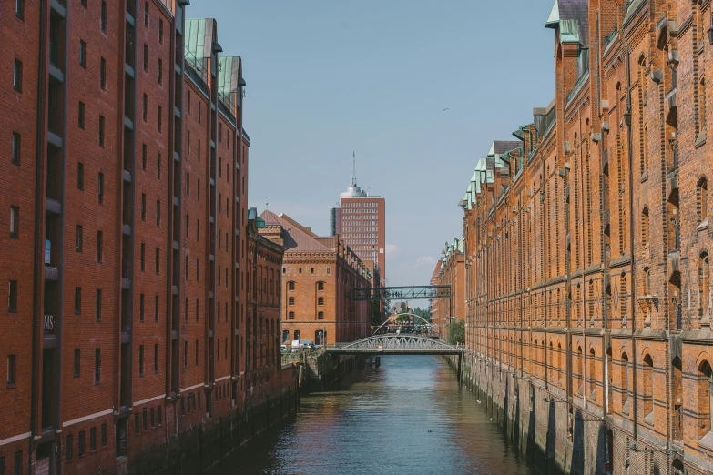 there are very many buildings along the river