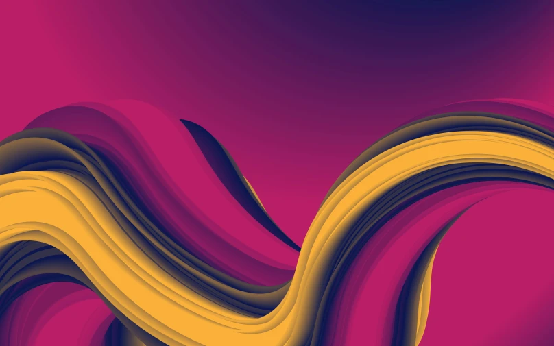 an abstract, overlapping pink background with yellow lines