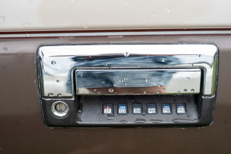 a clock with ons on top that reads 12 o'clock