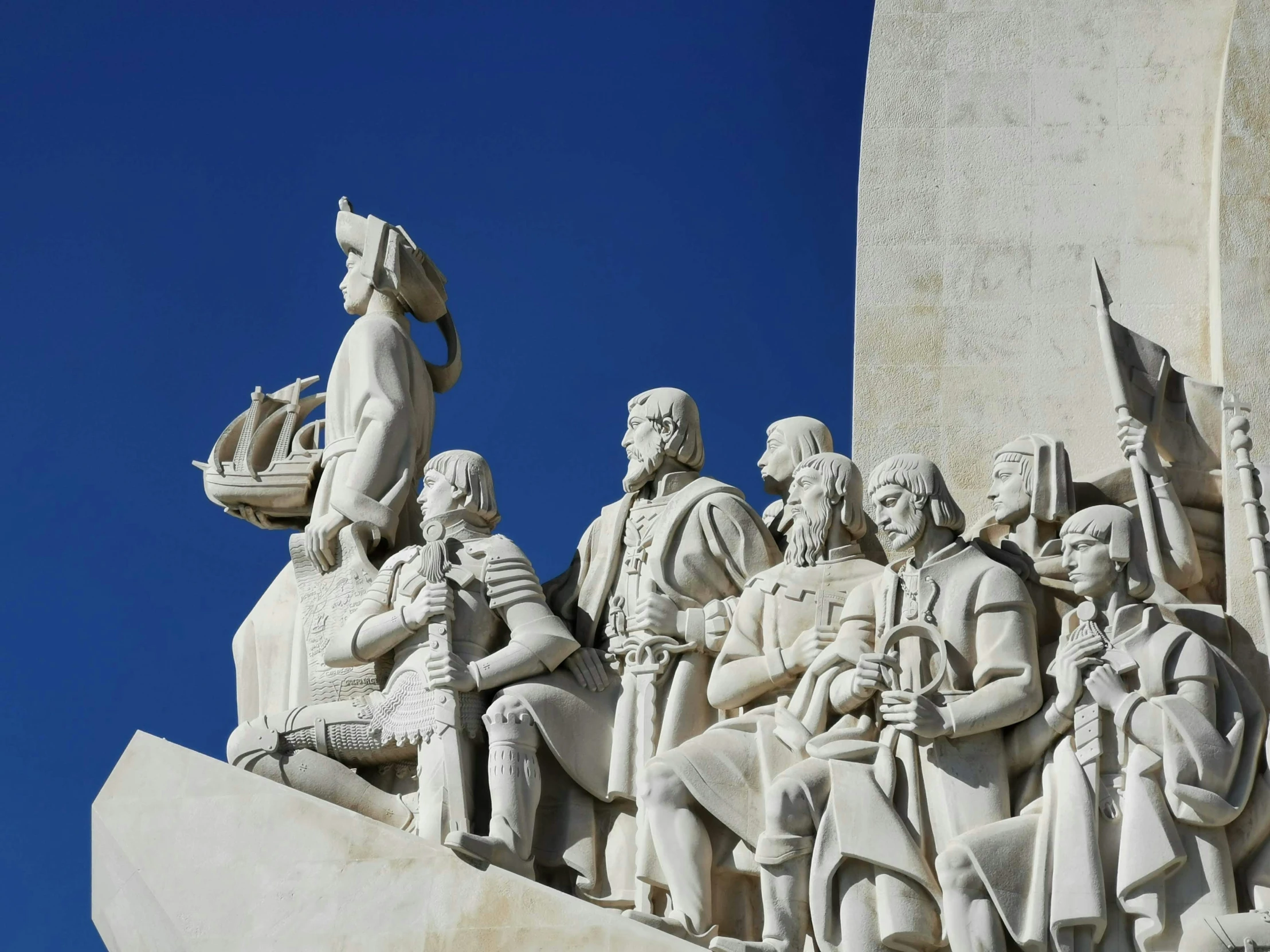 several statues, some of them showing military men