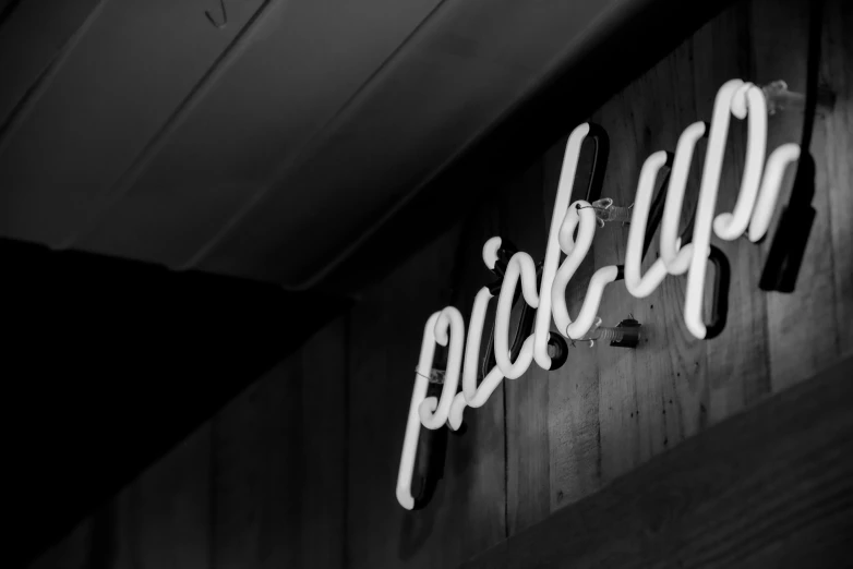 the exterior sign of a store, pike - up