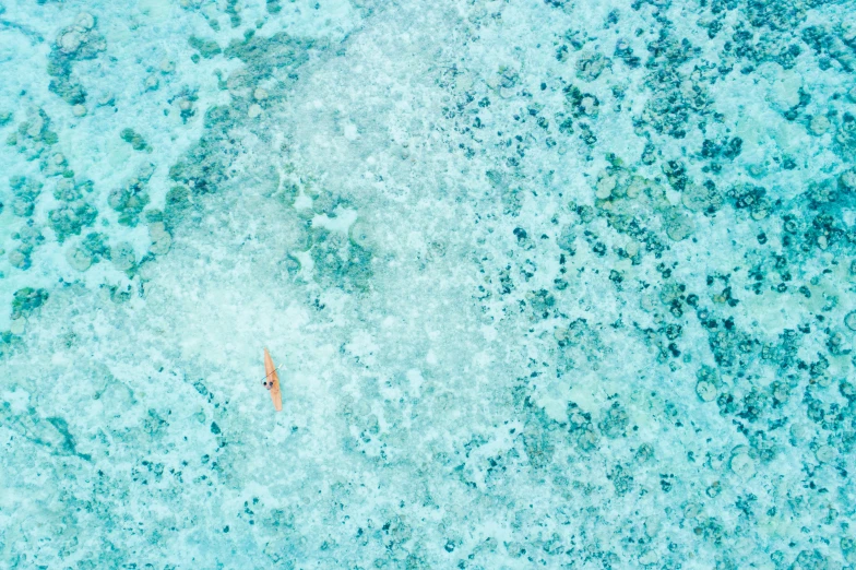 an aerial po of blue waters and sandy coastlines