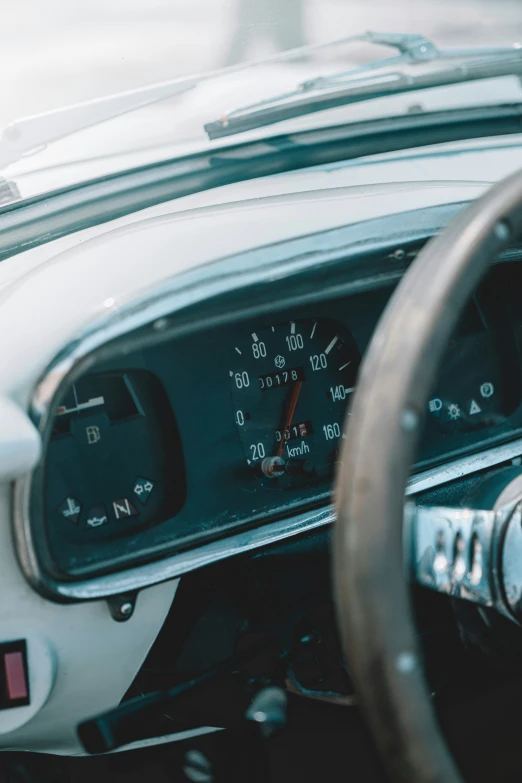 the instrument is next to the steering wheel