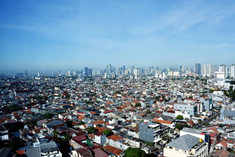 many buildings and tall buildings in the city