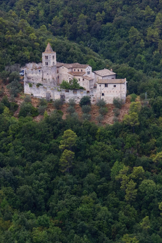 a large castle that has a clock on it