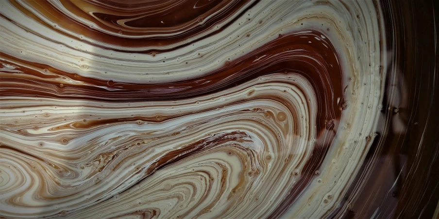 a swirl like brown and white swirled design