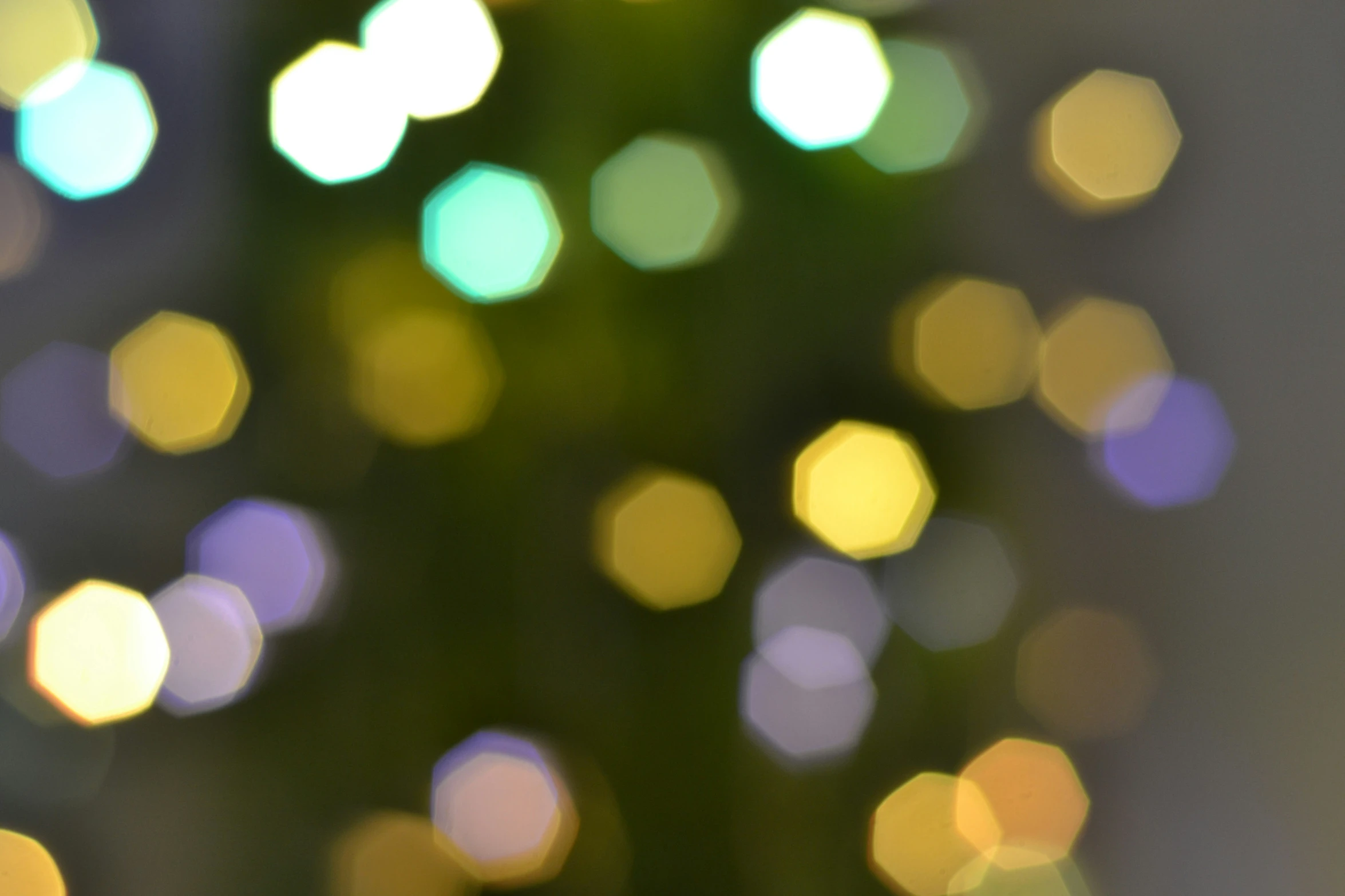 blurry image of an abstract christmas tree