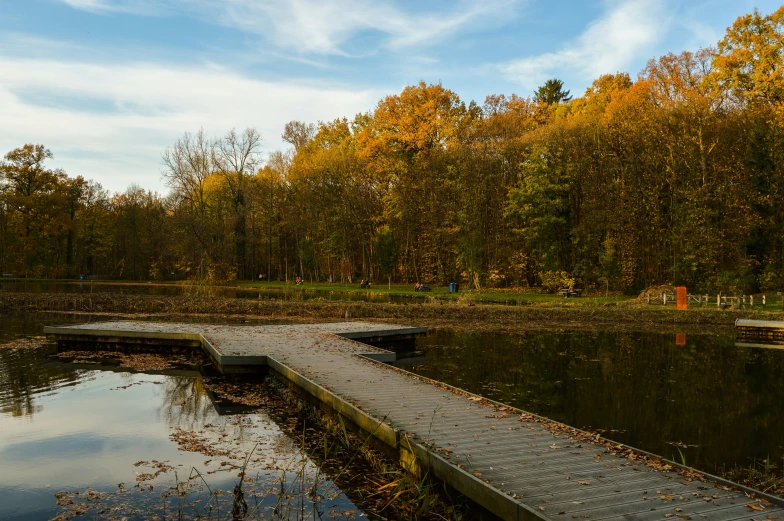 a very pretty landscape with some nice water