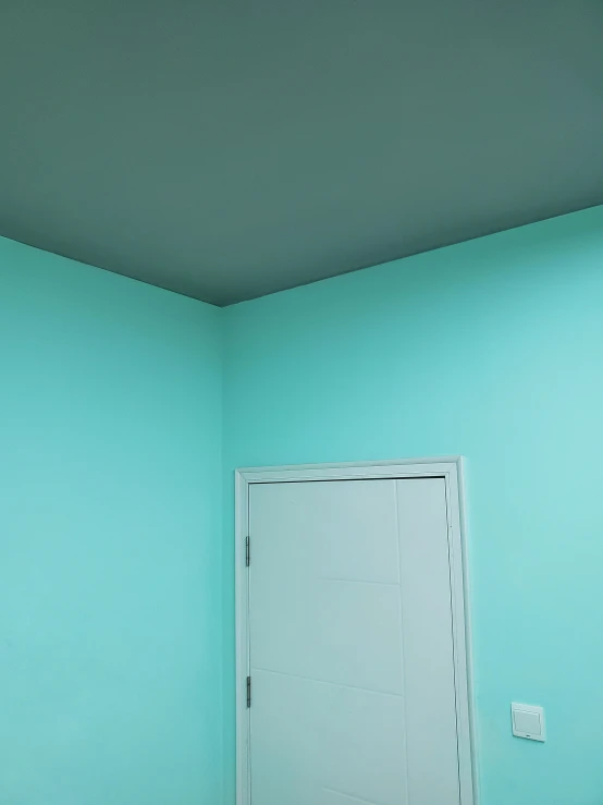 empty room with door that leads into another room