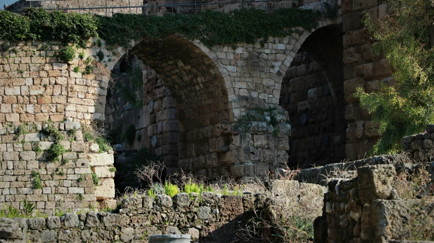 this is an old po of a tunnel and bridge