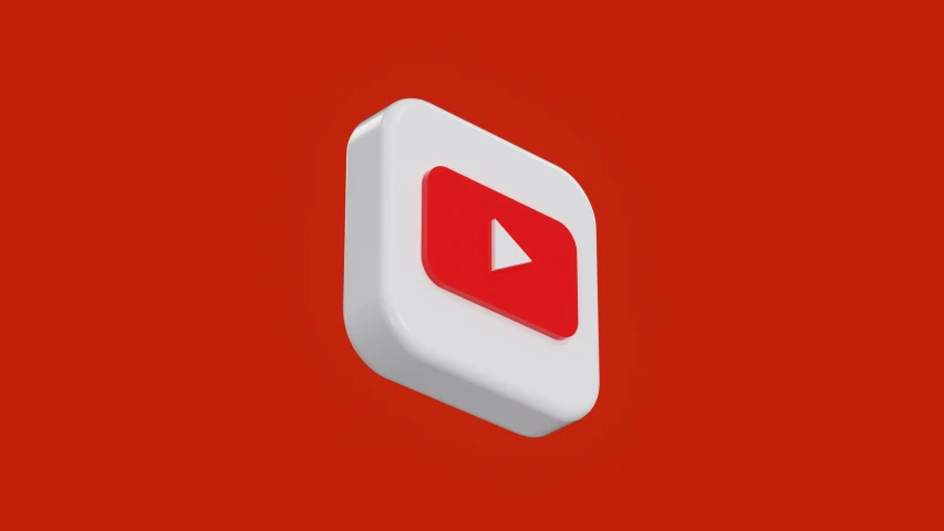 the youtube logo is made up of a on