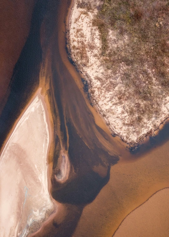 an aerial po of an area with large rivers