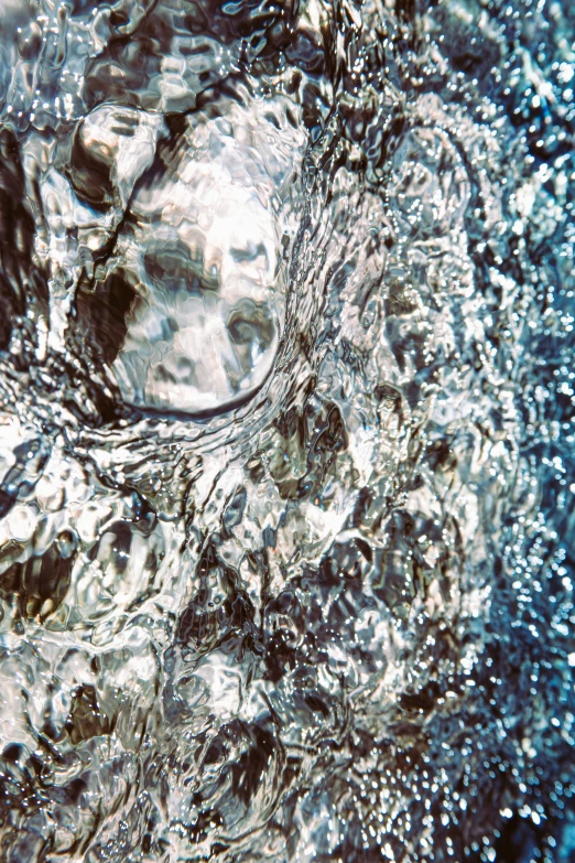 water bubbles, with some rocks under them