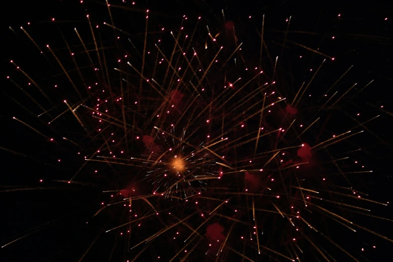 a bright, colorful fireworks is being lit