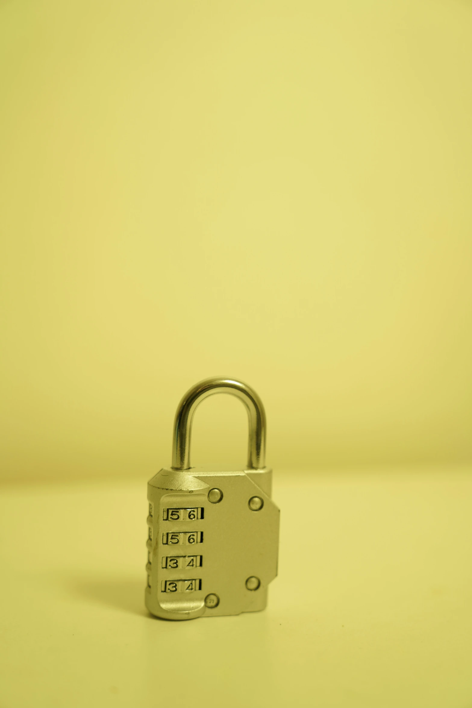 a lock on a table is shown, it appears to be for two persons