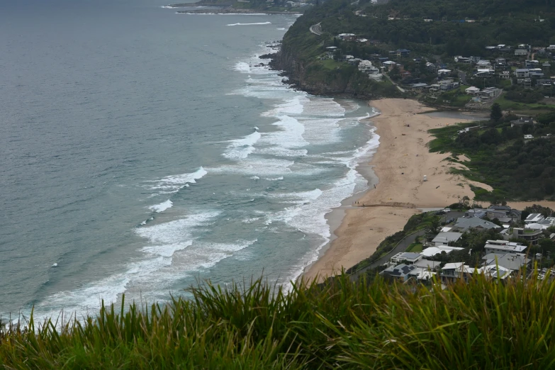 a po looking down on the beach and coastline
