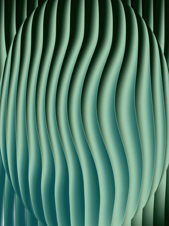 the background of wavy lines is made up of teal green and dark turquoise