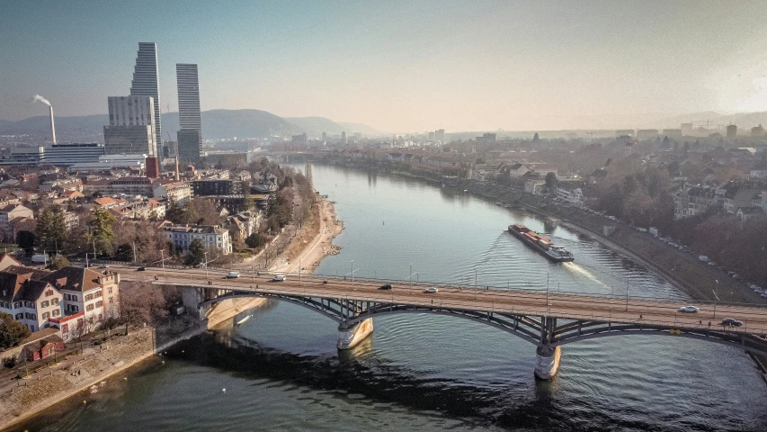 a bridge with a river running underneath it