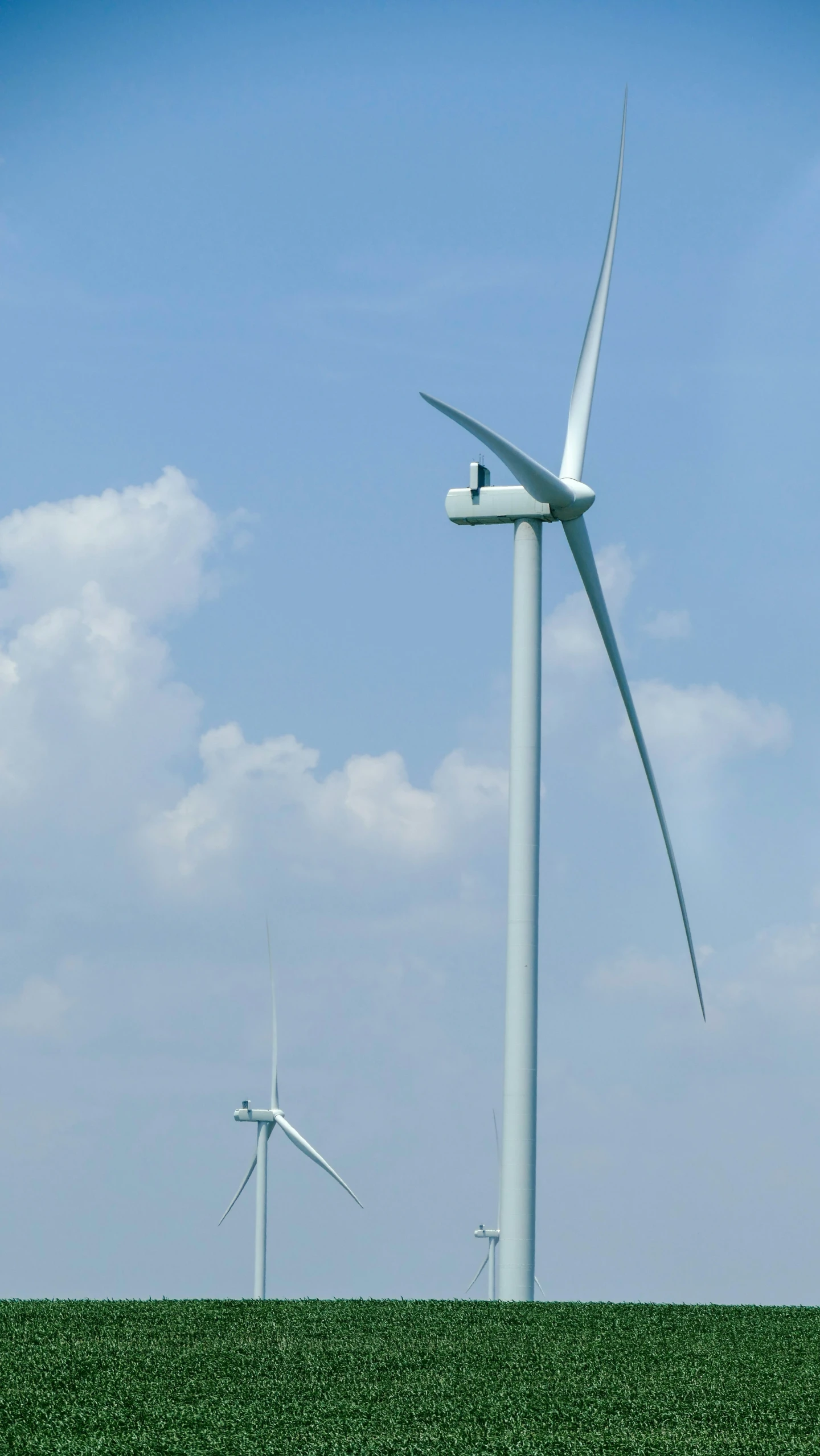 a large wind turbine that is very big