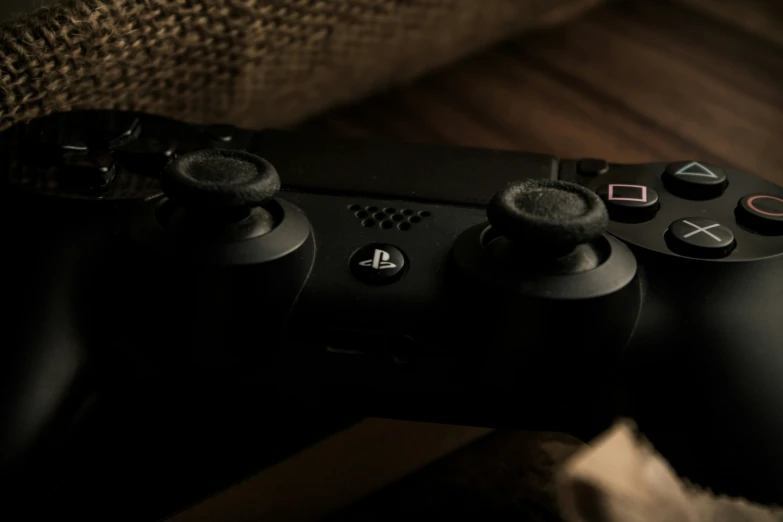 a close up of a video game controller