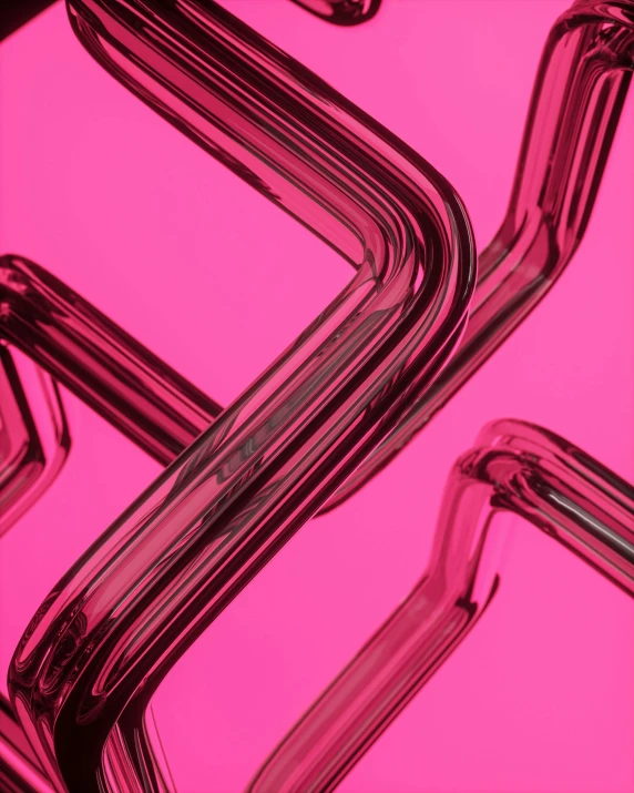 this is an image of a pink background with many pipes