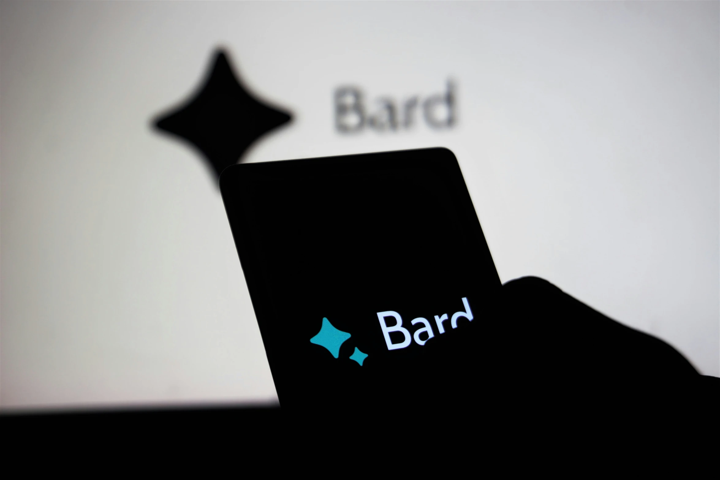 the keyboard of a computer is shown with the word bard on it